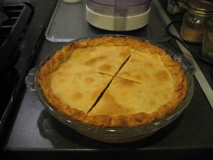 Pie uncut