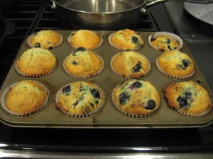 Buttermilk Blueberry Muffins