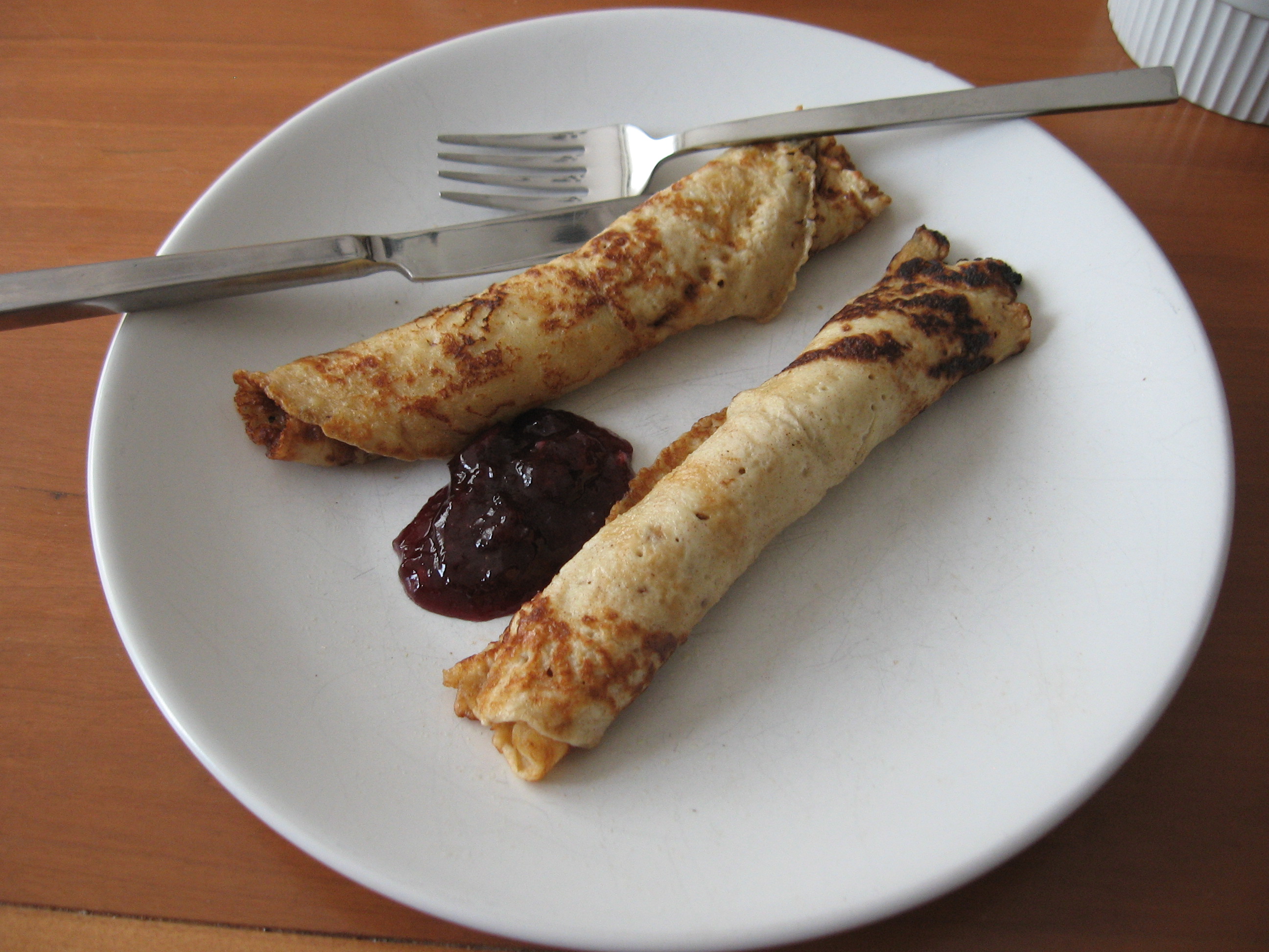 Crepes aka Mummu’s Finnish Skinny Pancakes