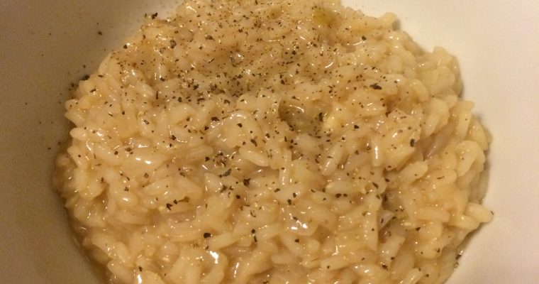 Rosé Risotto with Cheddar Cheese (Say what now?)