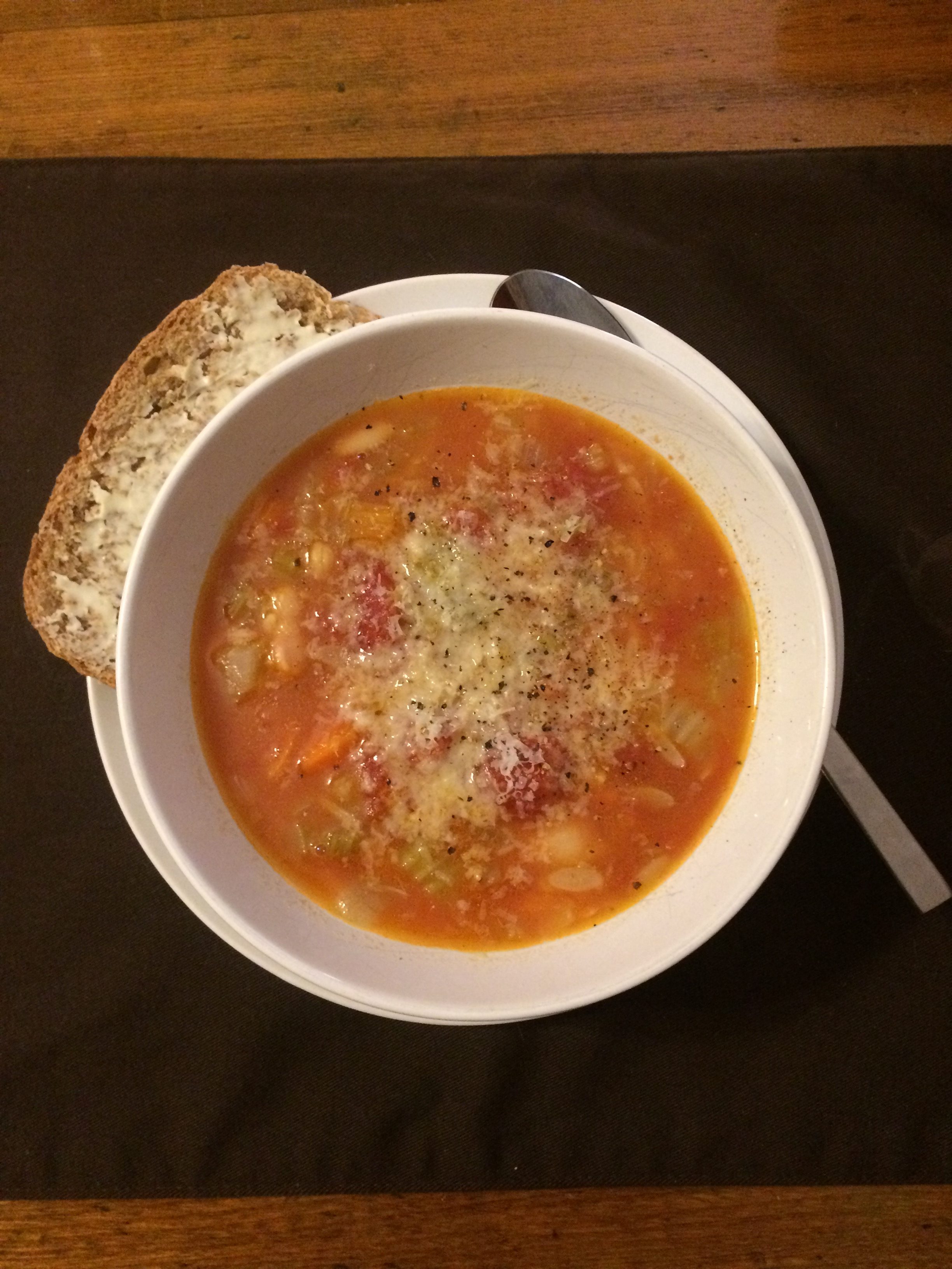 Chicken Bone Broth Vegetable Soup