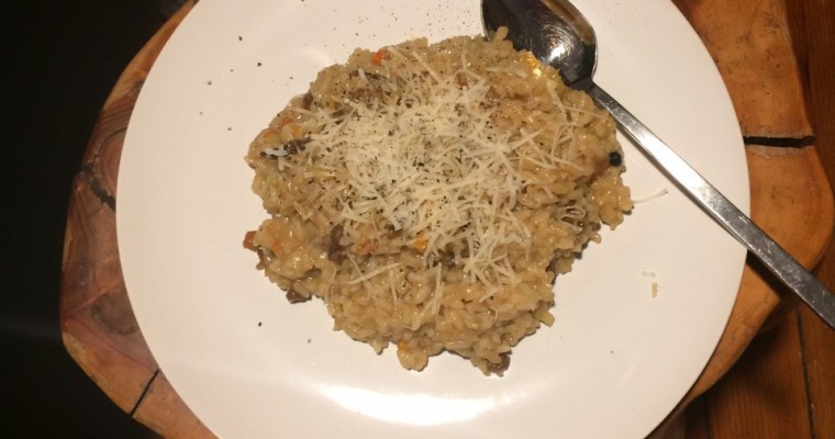Risotto with Porcini Mushrooms and Peppers