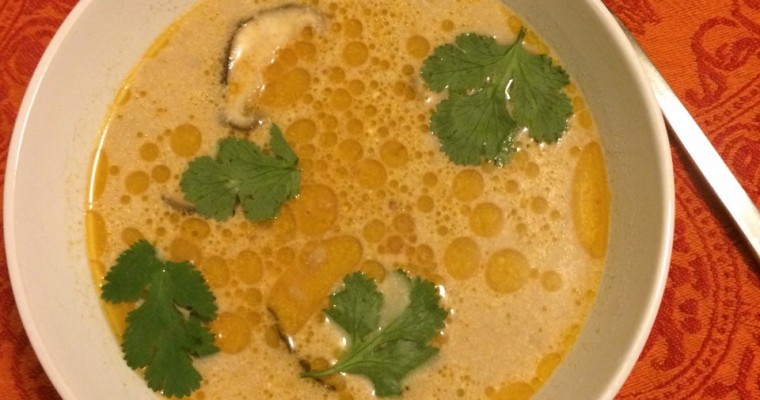 Tom Kha Gai in the Slow Cooker