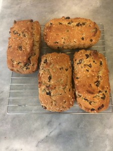Gluten-free, Dairy-free Rosemary, Fig and Pecan Crackers