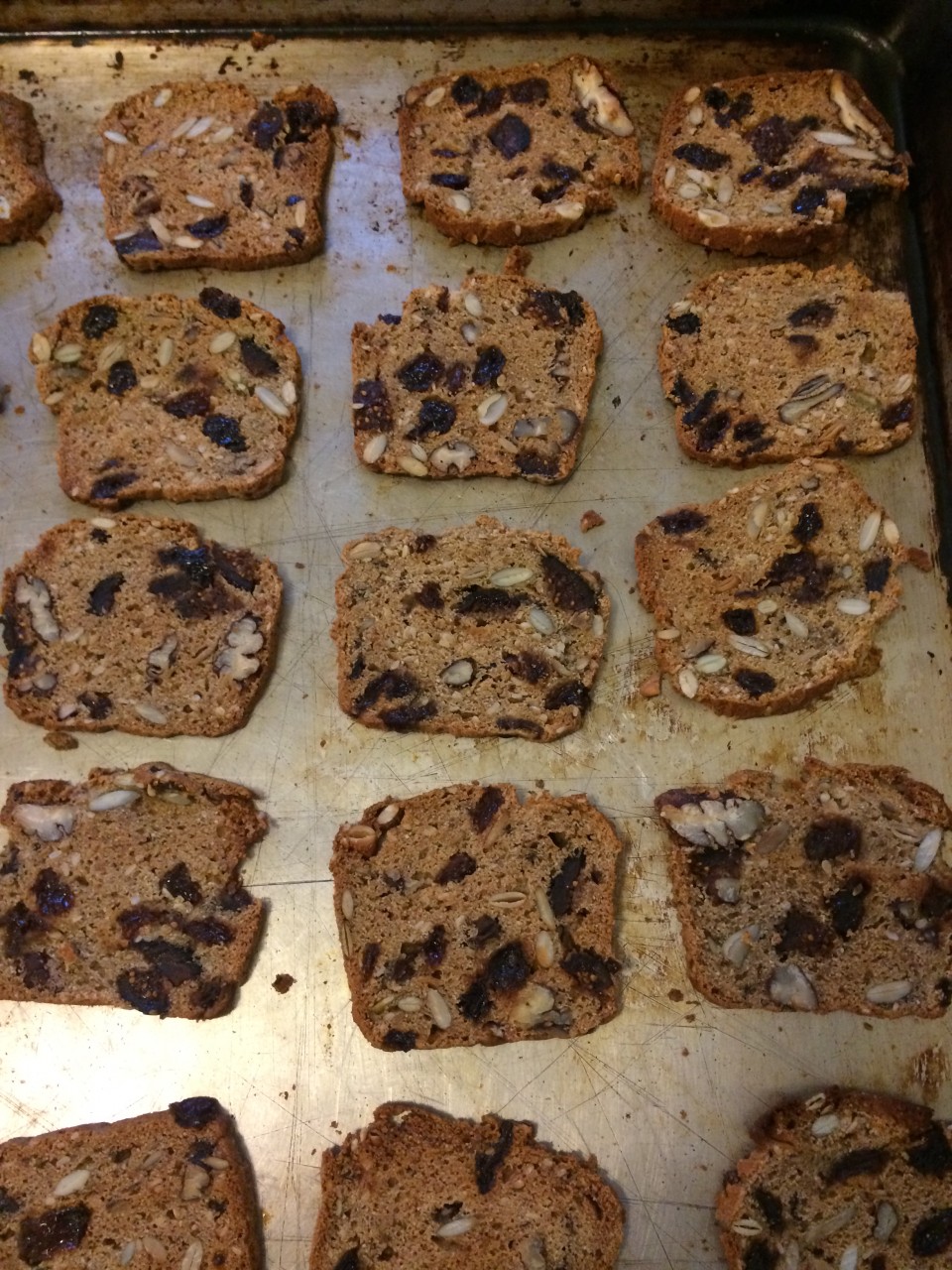 Gluten-free, Dairy-free Rosemary, Apricot, Almond and Cranberry Crackers