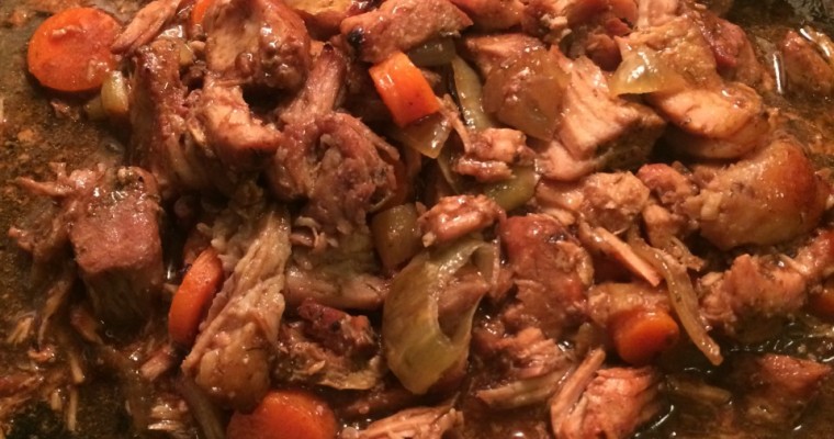 Honey Balsamic Pork Loin Chops in the Slow Cooker