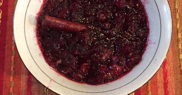 Cranberry Orange Sauce with Port
