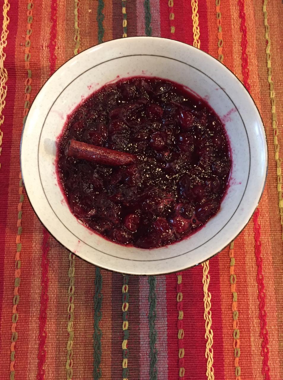 Cranberry Orange Sauce with Port