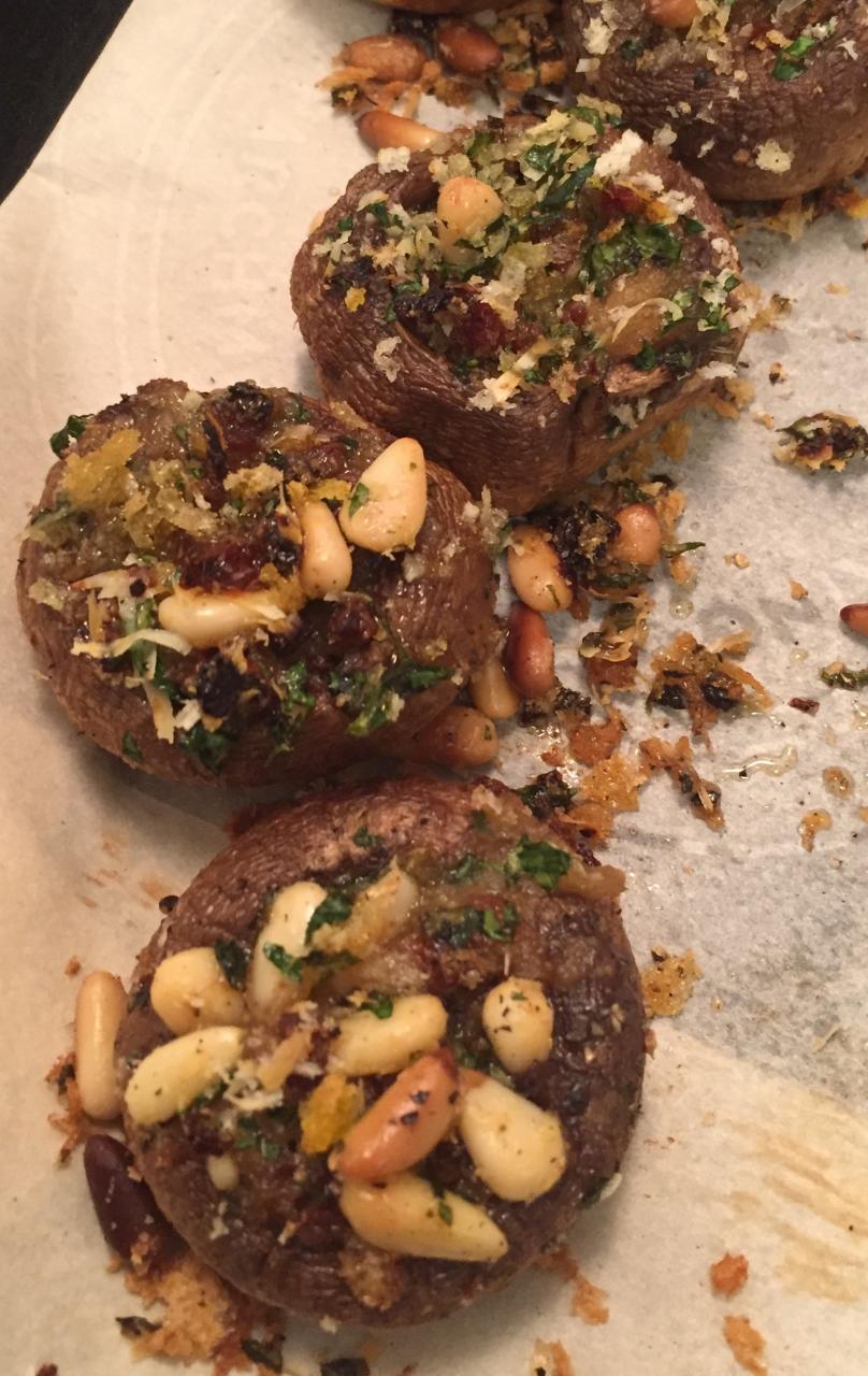 Stuffed Mushroom Caps