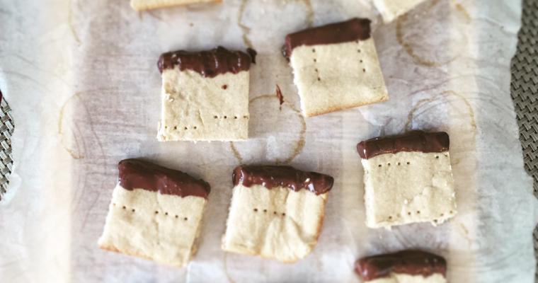 Coconut Flour Shortbread Squares