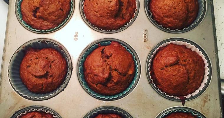 Orange Marmalade Banana Muffins