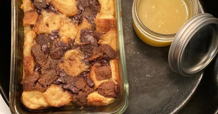 Gingersnap Bread Pudding