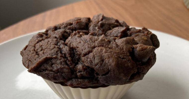 Chocolate Pumpkin Muffins (no eggs)
