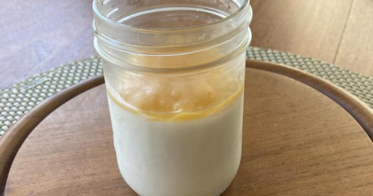 Yuzu Panna Cotta with Tangerine Yuzu compote