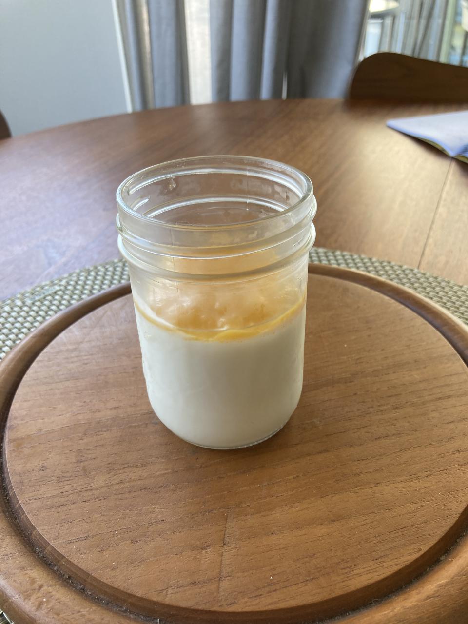 Yuzu Panna Cotta with Tangerine Yuzu compote