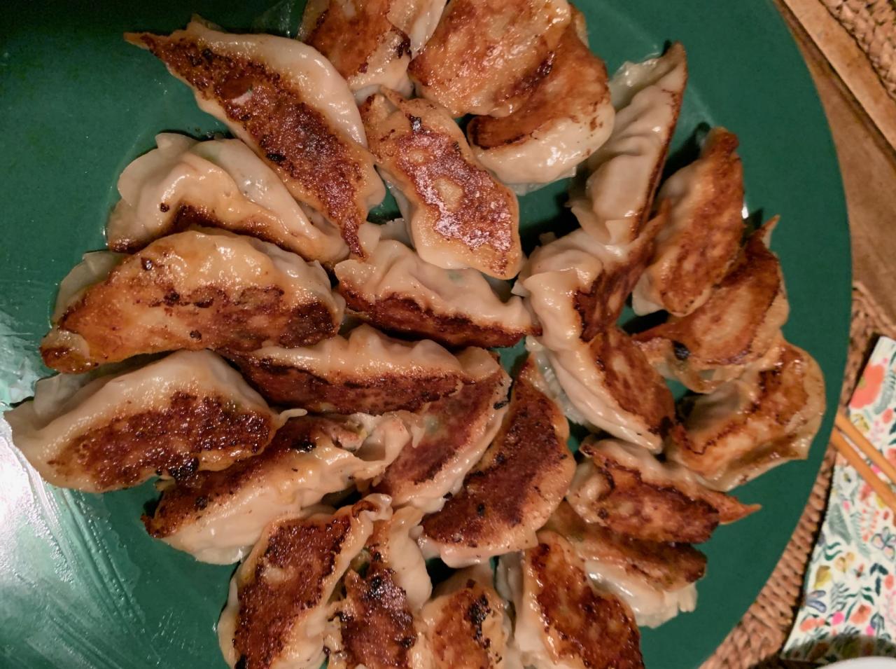 Allyson’s Pan Fried Gyoza (Two Ways)