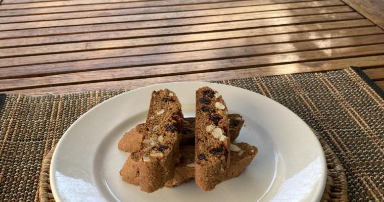 Gluten free biscotti – low sugar