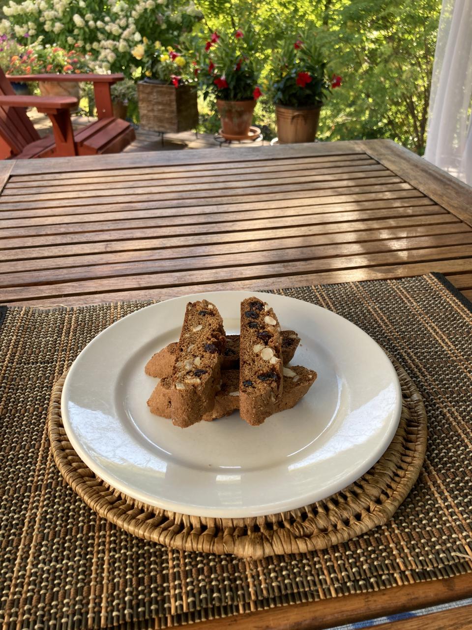 Gluten free biscotti – low sugar