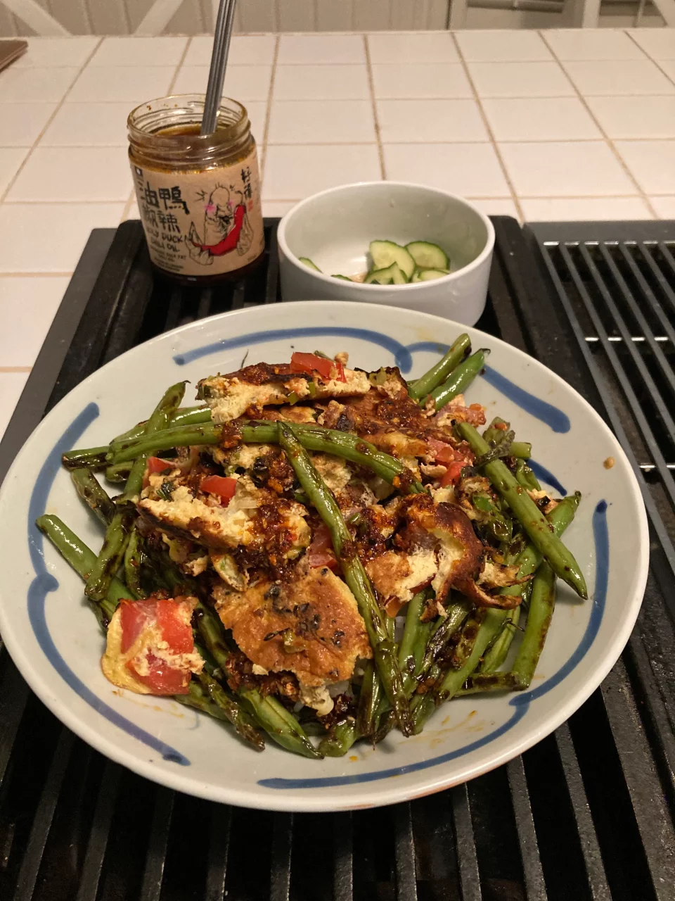 Sichuan-style Dry Friend Green Beans Featuring Holy Duck Chili Oil